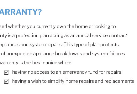 what is a home warranty policy